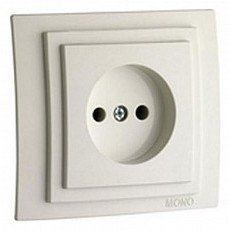 Розетка без заземления, без рамки mono electric despina - larissa 500-000122-116